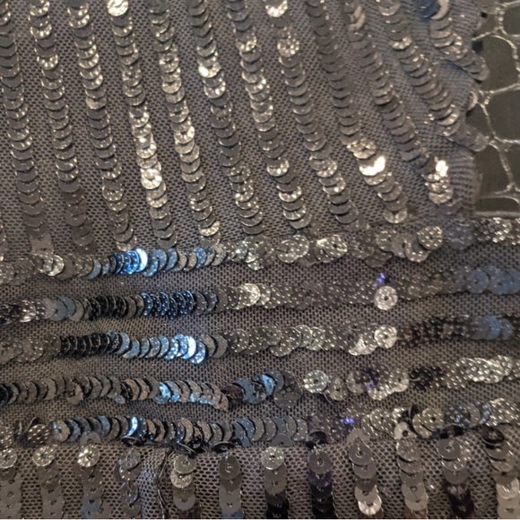 TIGER MIST Dress Portia Halter Blk Sequin NYE Dress - Picture 6 of 10